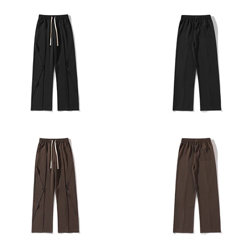 [BIGEMAN Series] ★Casual Pants★ 2color Bottoms Trousers Men's Large Size Cool Coffee Color Black