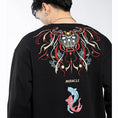 Load image into Gallery viewer, [JPYZ Series]★China Style Tops★ 2color Embroidery Unisex Men's Black White Carp Casual
