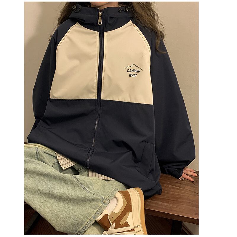 [SENSU Series]★Jacket★ 3color outerwear unisex men's color scheme beige green navy casual