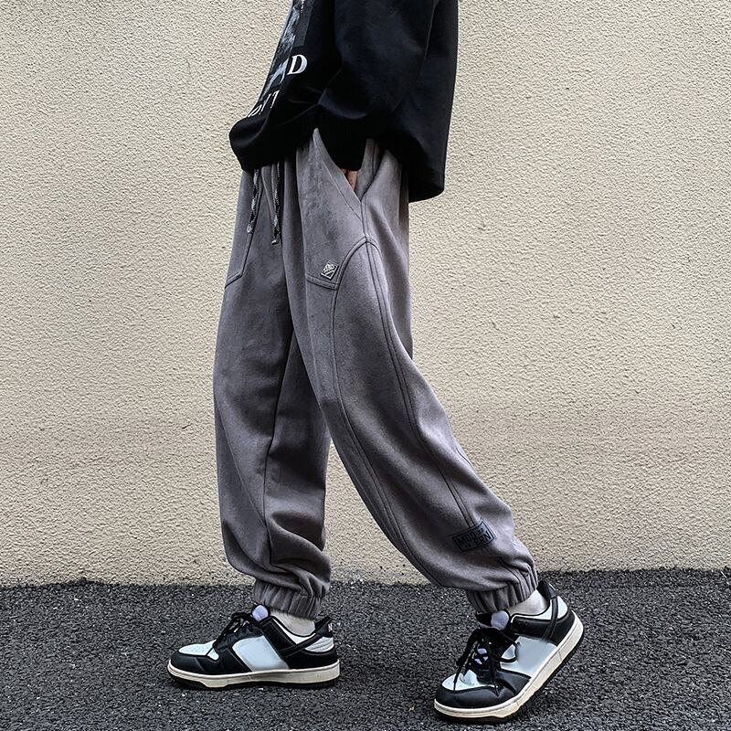 [Men's Series]★Casual Pants★ 3color Bottoms Unisex Men's Simple Easy to Match Black Gray Beige