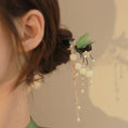 Load image into Gallery viewer, [PINZHUSI Series]★China style hair ornament★1 hairpin ladies accessories present birthday lily of the valley lily orchid fringe
