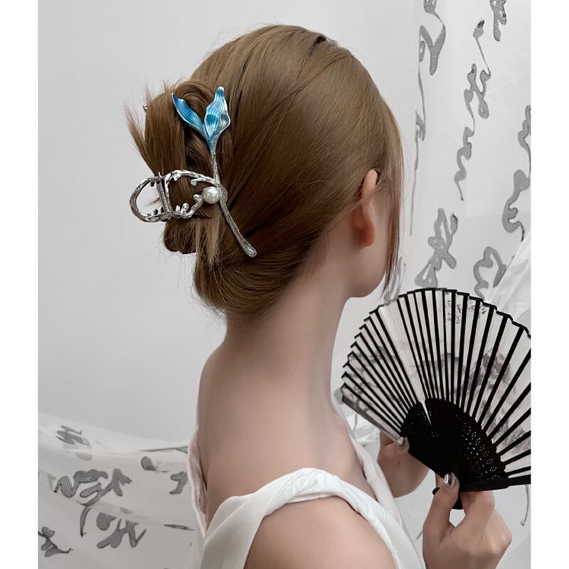 [KANSAI Series] ★Hair Ornament★ 2color Hair Clip Accessory Silver Gold Popular Trend Fashionable Shiny Women Present Adults