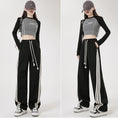 Load image into Gallery viewer, [XIAONIJIA series] ★Casual pants★ 2color bottoms trousers, sports style, slimming, easy to match
