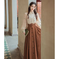 Load image into Gallery viewer, [XUANZI Series]★Skirt★ Bottoms Ladies Easy to match Simple Date Wedding Retro
