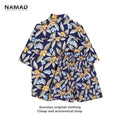 Load image into Gallery viewer, [NAMAD Series]★Setup★ 2-piece set Hawaii Aloha shirt Shirt + shorts Unisex Men's Floral pattern
