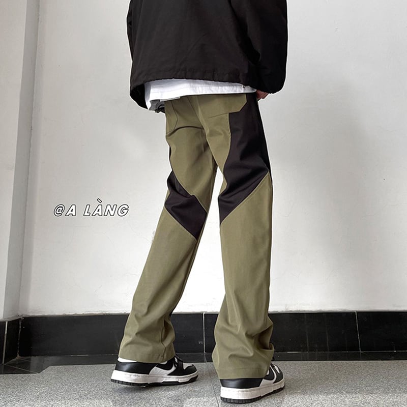 [YANDAN Series]★Casual pants★Bottoms 2color Unisex Men's Color scheme Black Green