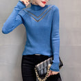 Load image into Gallery viewer, [YINUO series]★Knit tops★ 4color tops sweater turtleneck sexy easy to match
