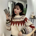 Load image into Gallery viewer, [XIAOXIN Series] ★Sweater★ Tops Christmas Short Length Cute New Year Date Autumn/Winter Clothes Easy to match
