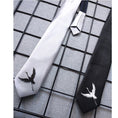 Load image into Gallery viewer, [Kuratakakoya Series] ★Tie★ 2color Black or Silver Crane Easy to match Accessories Casual
