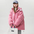 Load image into Gallery viewer, [Suikoishi Series] ★Winter Coat★ Cotton Coat Outerwear 3color Unisex Men's Cute Ears Pink Black Beige
