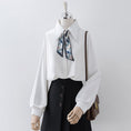 Load image into Gallery viewer, [XIANXIAN Series]★Shirt★ 2color Tops Women's Commuting Date OL Office White Blue
