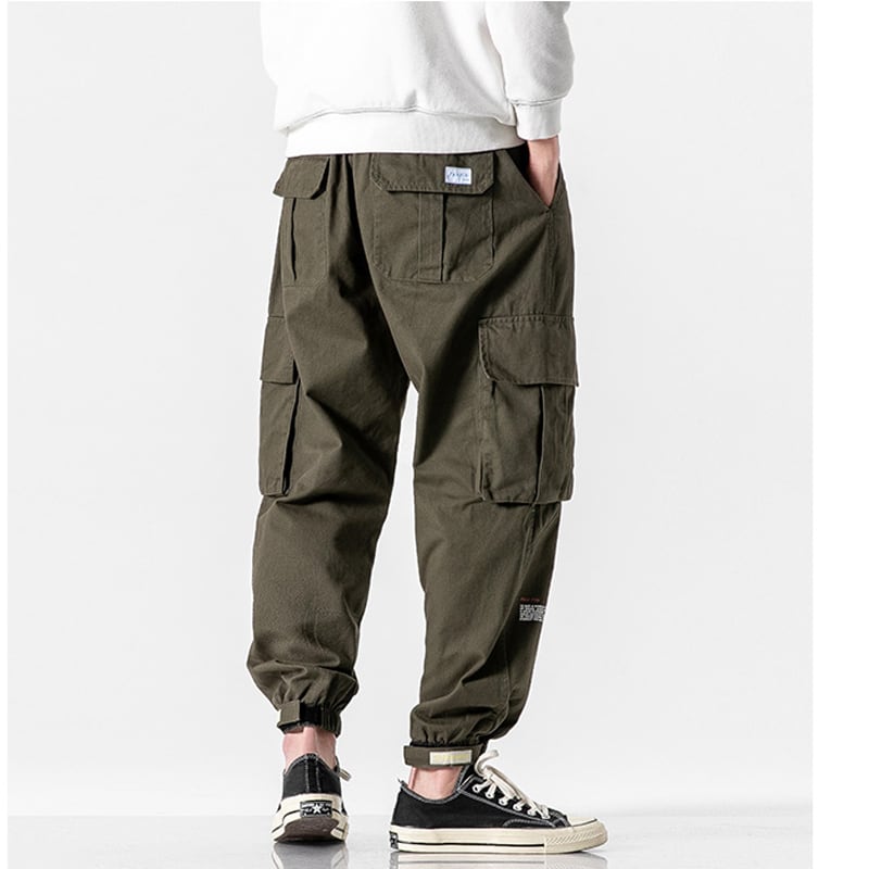 [BIGEMAN Series] ★Casual Pants★ 2color, 9/4 length bottoms, trousers, unisex, men's, large size, easy to match, commuting, traveling