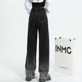 Load image into Gallery viewer, [Escape from Earth Series]★Denim Pants★ Pants Bottoms Slimming Ladies Stylish Black Black
