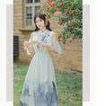 Load image into Gallery viewer, [Az Suna Series] ★Chinese style dress★ Hanfu dress, off-the-shoulder SML XL, Chinese clothes, date, girls' night out
