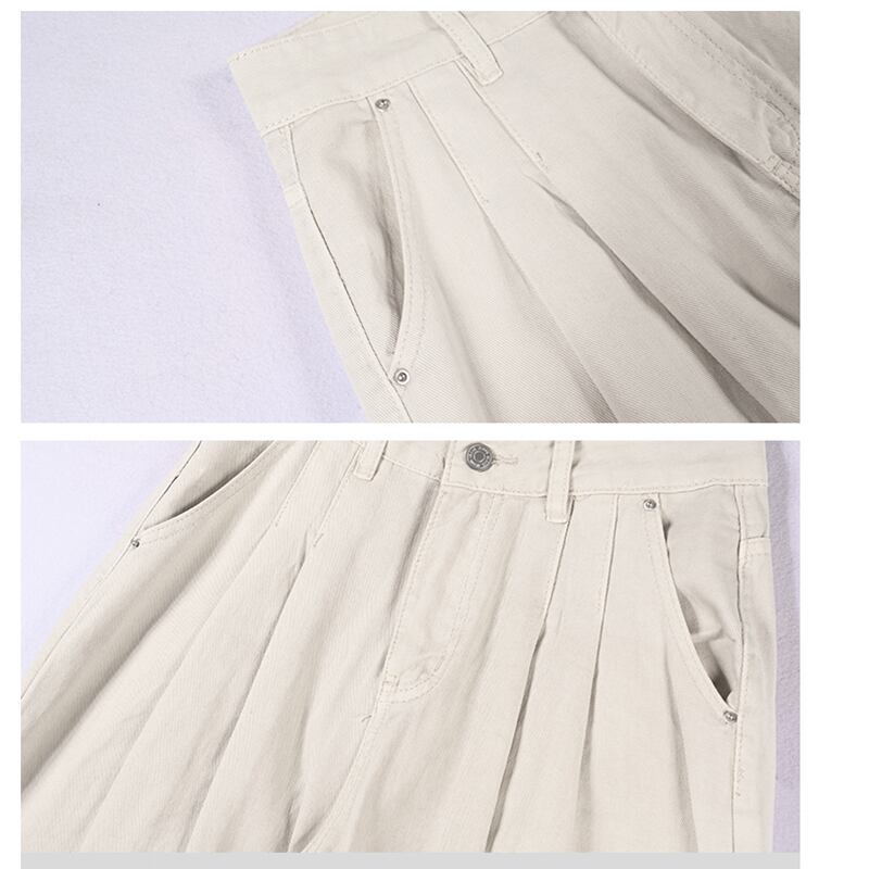 [Kokaisha---Blank Door Page Series] ★Casual Pants★ Bottoms Pants Easy to Match Original White