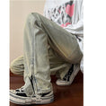 Load image into Gallery viewer, [PPG Series]★Trousers★ Denim pants 2color Unisex Men's Slimming Black Yellow Fashion
