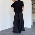 Load image into Gallery viewer, [Illustrated series] ★Butt hook★ Skirt bottoms Unisex Men's Plain Black Easy to match
