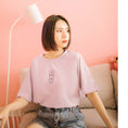 Gallery viewerに画像を読み込む, 【古怪舍---言.色シリーズ】★チャイナ風トップス★ 5color Tシャツ ゆったり コットン 合わせやすい
