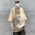 Gallery viewerに画像を読み込む, 【KCSJシリーズ】★半袖Tシャツ★ レトロ風 5color トップス Tシャツ 男女兼用 メンズ 大きいサイズ  グラデーション
