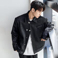 Load image into Gallery viewer, [CHICERRO series] ★China style jacket★ 2color outerwear casual unisex men's black beige
