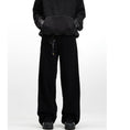 Load image into Gallery viewer, [Mr Bense Series] ★Denim Pants★ Embroidered Bottoms Trousers Unisex Men's Simple Black
