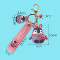 Load image into Gallery viewer, [MEIMEI Series]★Keychain★ 6 Types Penguin Decorations Accessories Couple Pink Ears Police Blue Hat Yellow Hat
