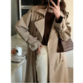 Load image into Gallery viewer, [ZHENMANZI series] ★Trench coat★ 2color long length coat outerwear for improving temperament, commuting, dating
