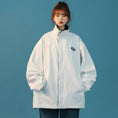 Load image into Gallery viewer, [fkz series] ★Outer★ Coat 2 colors Clothes that can be worn on both sides Unisex Men's Graffiti White Black White Black
