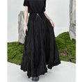 Load image into Gallery viewer, [YIDAO Series]★Skirt★ 3color Bottoms Green Gray Black Long Skirt Improves Temperament
