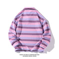 Load image into Gallery viewer, [BIGEMAN Series]★POLO Neck★ 2color Tops Vertical Stripes Striped Pattern Unisex Men's Large Size
