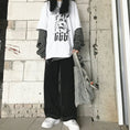 Load image into Gallery viewer, [Style Series]★Gaucho Pants★ Trousers Bottoms Black High Waist Slimming
