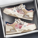 [DTD Series]★Sneakers★ 3color Men's Shoes Sports Style Oil Painting Style Size 39-44 Casual