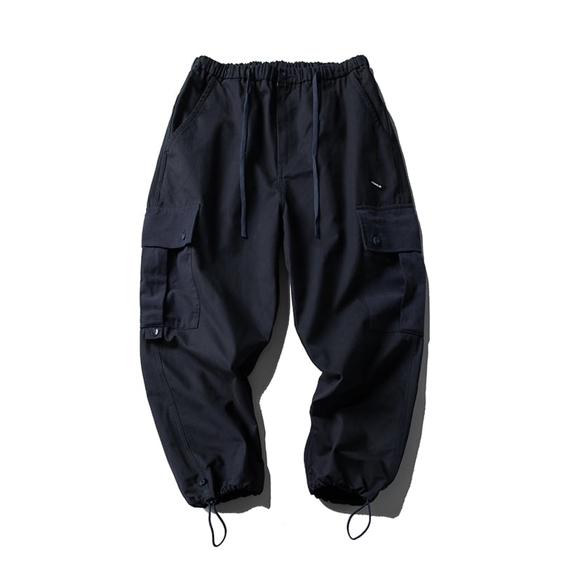 [MMstudios Series]★Casual Pants★ 2color Pants Bottoms Unisex Men's Color Scheme Navy Khaki Green