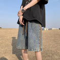 Load image into Gallery viewer, [QISHE Series] ★Shorts★ Denim pants 2color Casual Unisex Men's Simple Easy to match
