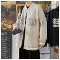 Load image into Gallery viewer, [HKHB Series]★Jacket★ 2color Stadium Jacket Outerwear Unisex Men's Large Size Black Gray
