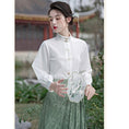 Load image into Gallery viewer, [Az Suna series] ★Chinese style skirt★ Bottoms Window skirt Chinese elements Chinese clothing Green Green SML Chinese clothing
