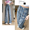 Load image into Gallery viewer, [FENGLIN Series] ★Casual Pants★ Bottoms Trousers Cool Blue Blue Slimming Hat Summer Clothes
