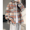 Load image into Gallery viewer, [PPG Series] ★Outer★ 2color Jacket Shirt Outer Unisex Men's Plaid Pattern Rasha
