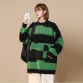 Load image into Gallery viewer, [Fujiiman Series]★Sweater★ 3color Tops Unisex Men's Large Size Black Blue Green
