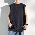 Load image into Gallery viewer, [BIGEMAN Series]★Tank Top★ Tops 3color Unisex Men's Large Size Black Green Brown
