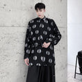 Load image into Gallery viewer, [Illustrated series] ★Chinese style shirt★ Tops Dot pattern Black Black Chinese clothes Easy to match ML XL
