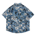 Load image into Gallery viewer, [TRAVEL ISSUANCE Series] ★Floral Pattern Shirt★ Hawaii Aloha Shirt Print Unisex Men's Blue Short Sleeve Shirt
