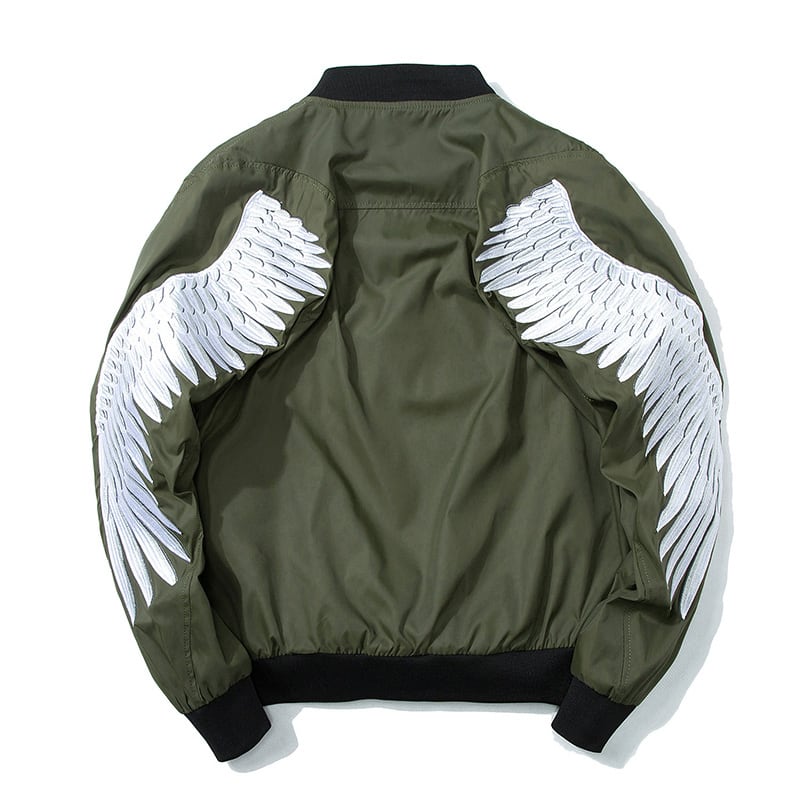 [5color] Jacket, Stadium Jacket, Sukajan, Unisex, Couple Clothes, Wing Embroidery, Fashion