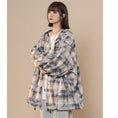 Load image into Gallery viewer, [Fujiiman Series] ★Jacket★ 3color Tops Outerwear Unisex Men's Large Size Plaid Pattern Loose
