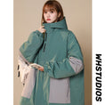 Load image into Gallery viewer, [Suikoishi Series] ★Winter Coat★ Cotton Coat Outerwear 3color Unisex Men's Color Scheme Green Black Beige
