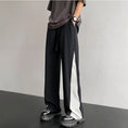 Load image into Gallery viewer, [KADISHOU Series] ★Casual Pants★ 2color Trousers Bottoms Faux Layered Unisex Men's Black Brown
