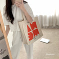 Load image into Gallery viewer, [Andcici series] ★Bag★ 5color tote bag canvas large capacity date commuting to school alphabet
