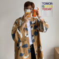 Load image into Gallery viewer, [PINZHI Series]★Happi coat★ 2color Thin Crane Unisex Men's Print Large Size Yellow Cool Fireworks Festival Festival
