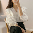 Load image into Gallery viewer, [LIANGLIANG Series]★Shirt★ 2color Tops Long Sleeve Shirt Simple Temperament Enhancement Black White
