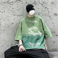 Gallery viewerに画像を読み込む, 【KCSJシリーズ】★半袖Tシャツ★ レトロ風 5color トップス Tシャツ 男女兼用 メンズ 大きいサイズ  グラデーション
